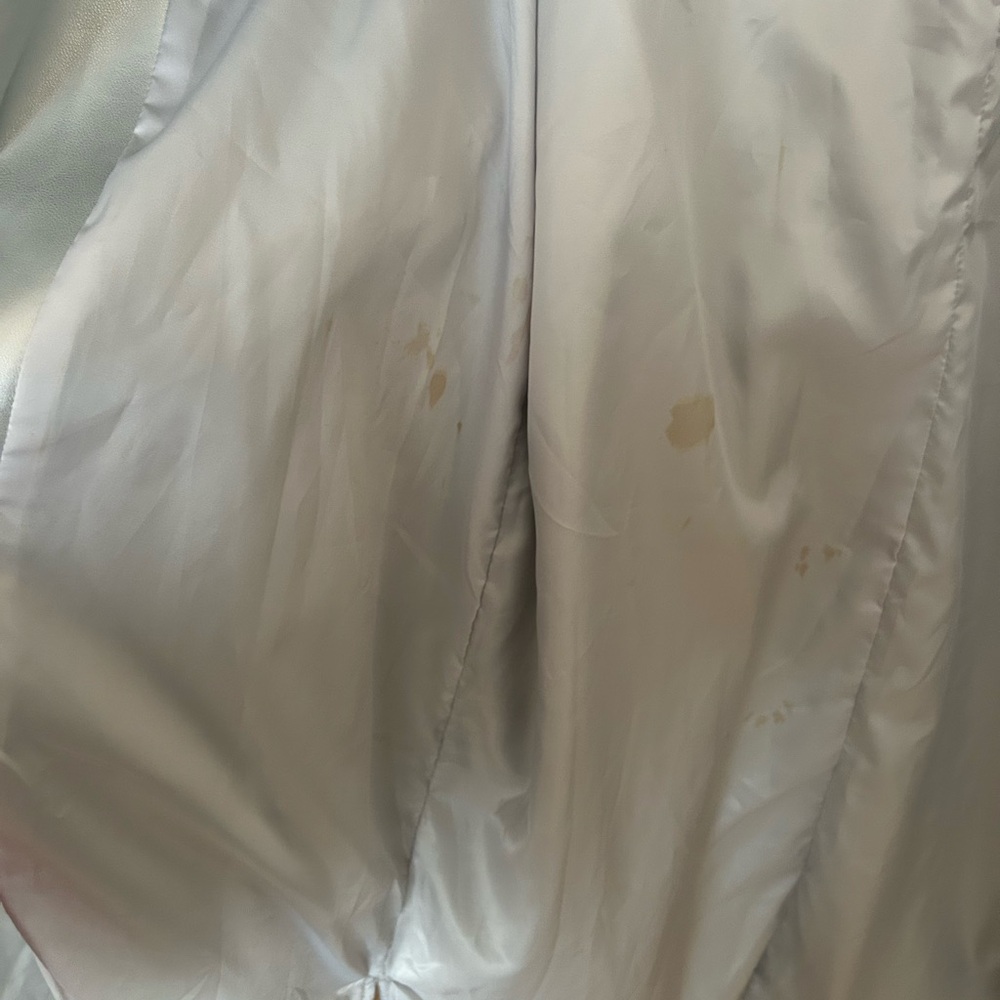 Fashion Nova Metallic Silver Trench Coat - Picture 5 of 5